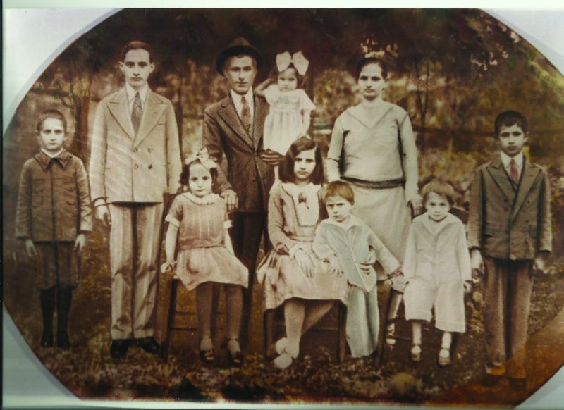 Foto da família Risden em 1931