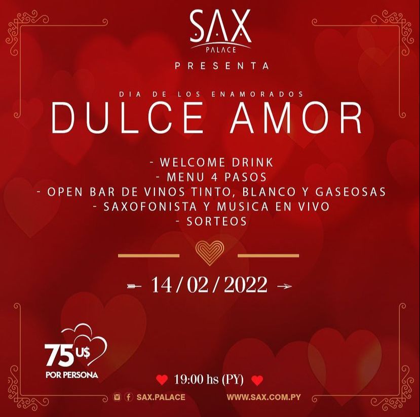 Valentine's Day na Sax Palace