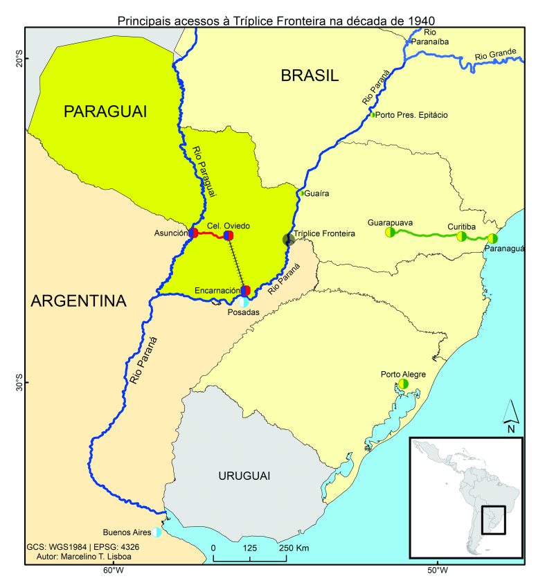 Triple Frontera em 1940