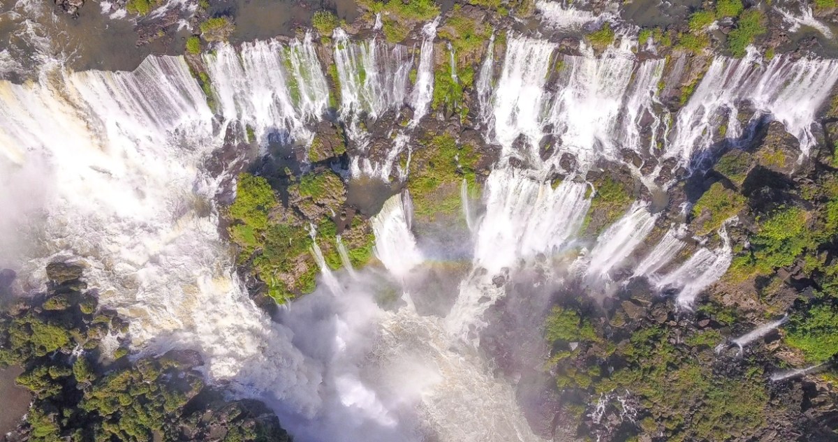 Vista Aérea Circuitos Cataratas del Iguazú - Argentina
