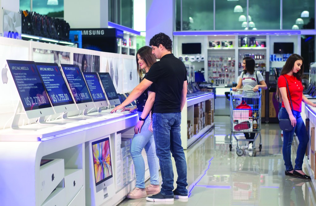 Setor de eletrônicos - Shopping China