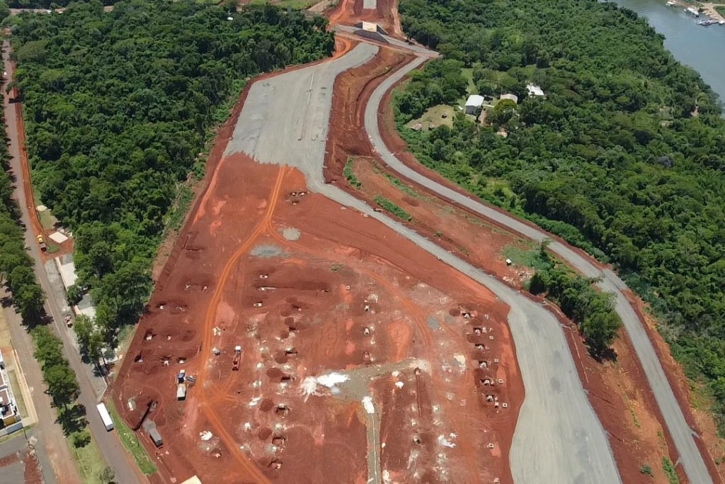 Viaduto da BR-277 ganha forma na nova Perimetral Leste em Foz do Iguaçu