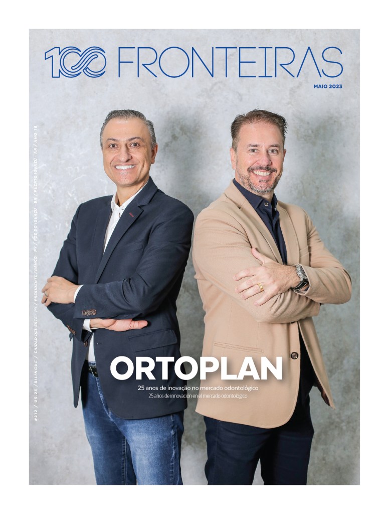 ORTOPLAN, capa de maio da Revista 100fronteiras